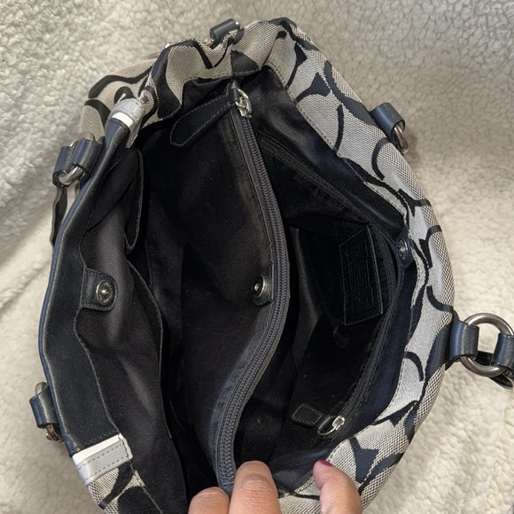 Coach Canvas Shoulder/Hand Bag - Picture 4 of 5